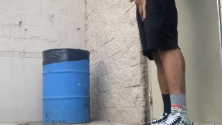 Almost got caught on the basketball courts by 2 guys
