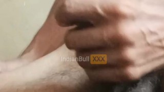 Huge Fat Dick caught jerking his Huge Balls and fire Huge Cumshot by Uncut Cock on face