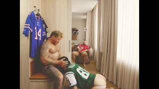 Ginger Jock Gets Head While Coach Watches