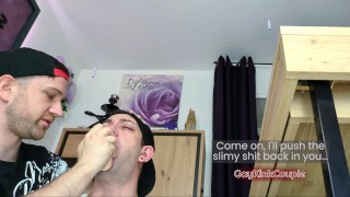 Deepthroat Training Until Gagging