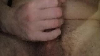 twink jerks off and cums on himself