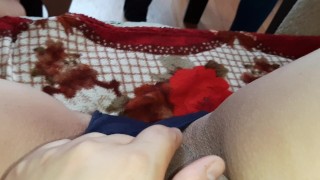 Three student girls masturbate hotly after studying - IkaSmokS