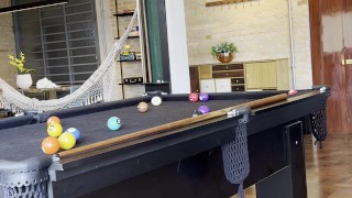 i was playing pool and showed that my dick is bigger than the pool cue
