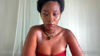 Deep Gay Anal. eKRYSTALLINE Encouraged Bi JOI Ebony Femdom
