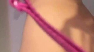 Natural babe exhibitionist