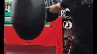 Knockout Fitness: One Round Heavy Bag Boxing Workout - Get Punched Up!boxing