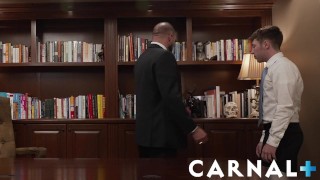 MasonicBoys Twink Calvin Michaels seduced and used by DILF holy men