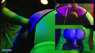 Glow In The Dark Mulitple Squirting Orgasms