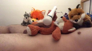 Teen Boy Cumming on his Plushies || Plushophilia Plushie