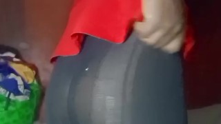 Sexyjayla254 stripping and fingering her gaping asshole upclose