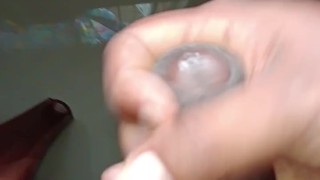 Amateur Dirty Guy Humping his own Hand while Moaning until Shaking Orgasm