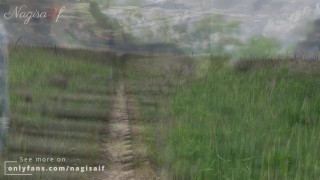 Cute Teen blowing BF's dick at a castle - NagisaIf's Adventure Blog #02