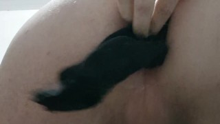 Putting my dirty sock in my ass