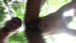 0237 Fucking hard in the horny bushes after bathing in the river 2 (Full Version from OnlyFans)