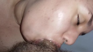 HOT AND WET BLOWJOB, BITCH LOVES TO FUCK UNTIL EAT A LOT OF CUM