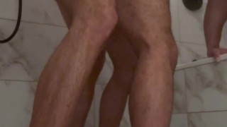 ChrispapiXl pounded his bf Amirpounding in the shower. Part 2