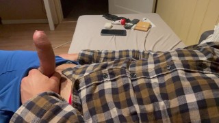 Jerking off every morning.