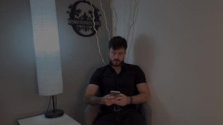 made jerk off for cocky boss