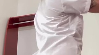 slutty schoolgirl takes off her shirt🍒