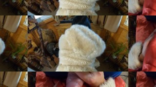 Preview-MilfyCalla- Blow-job, fuck and pee play while wearing a fur coat and boots 201 -