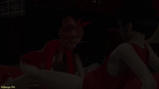 3d redhead girl doing blowjob
