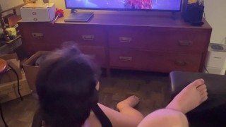 Elden Ring Fire Giant! Soft Dick Blowjob Lol