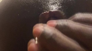 Look how wet I get using my new dildo I want more