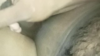 The cum machine between the two stones