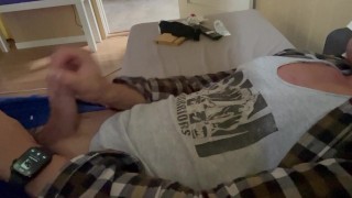 Morning’s jerking off.