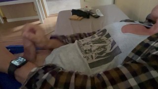 Morning’s jerking off.