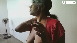 SHY FEMALE BLINDFOLD BLOW JOB CUCKOLD SPIT SALIVA DEEP THROAT GAGGING SWALLOW CUM