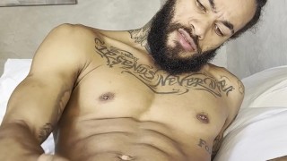 Jerking off on a video call with my boyfriend