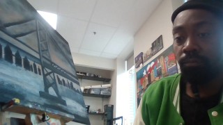 Museum piece in the making Pt1 this is on the wall with divinci, freda, picasso, van gogh etc