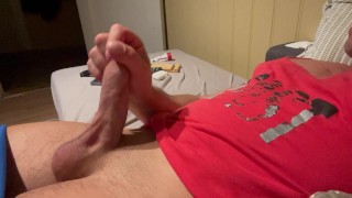 Relax and jerking off after trening.