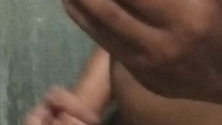 Desestresandome un poco viéndome en el reflejo