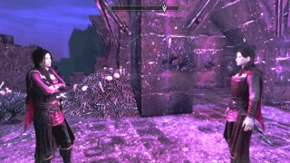 Foxsy's Skyrim Adventures : Serana and Valerica have threesome with Lilmothiit