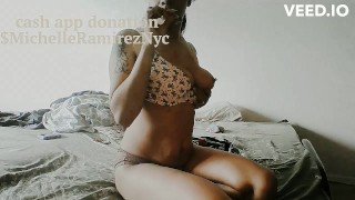 10 inch thick dick BLOW JOB COSPLAY ebony queen swallow cum