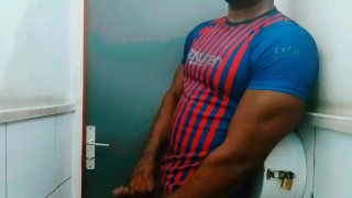Bbc public toilet jerk off