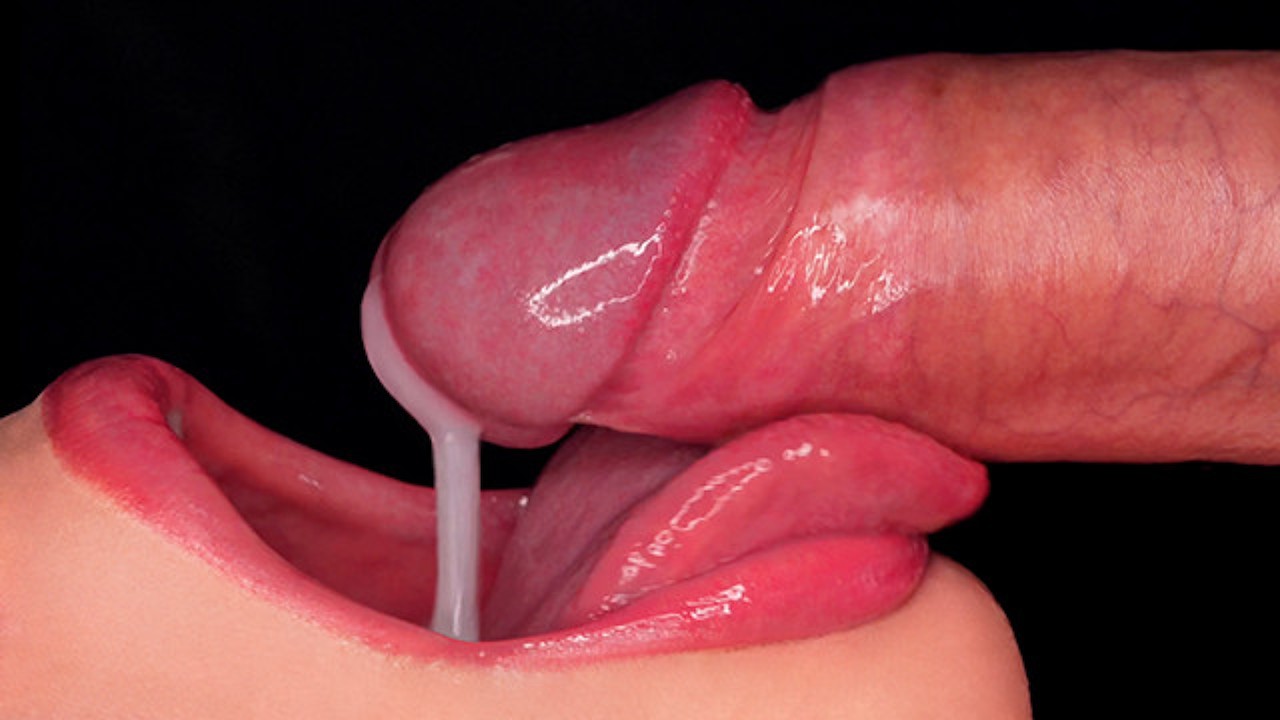 CLOSE UP: Rub your DICK on my TONGUE and CUM in MOUTH! Sensual Licking and  Teasing the FRENULUM ASMR