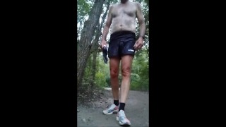 Playing w/ Myself at the Mtb Park after my Trail Run...A Short Viddy😋
