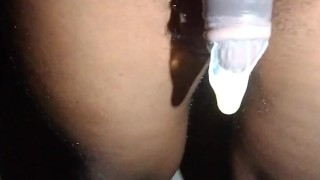 Midnight fun all the milk in the condom