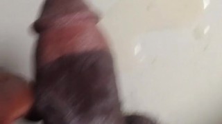 Big damn black cock spill so much cum