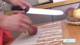 Blond Twink Liam P Gets Frisky With A Purple Ass-Toy!