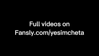 EBONY THOT TAKES DICK ON CAMERA (full video on Fansly)