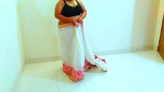 Arab Muslim Hot Mom Marries Asian Man For a day & wear Local Culture dress & Open Her big ass & Tits