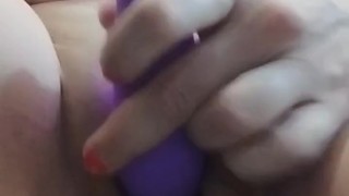 The girl satisfies her toy