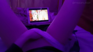 Rating hentai based on how fast they make me cum by touching my pussy pov