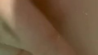 Fingering hole filled with semen