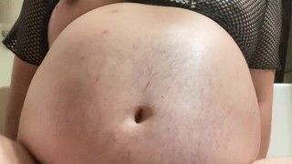 Dildo belly inflation 1