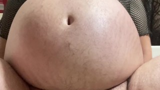 Dildo belly inflation 2